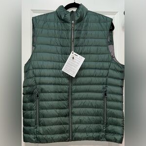 Geox Down Green Puffer Vest Mens XXXL New with tags $198 msrp